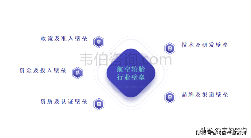 2024年航空轮胎半岛游戏平台行业主要壁垒及全球航空轮胎生产企业分布情况(图6)